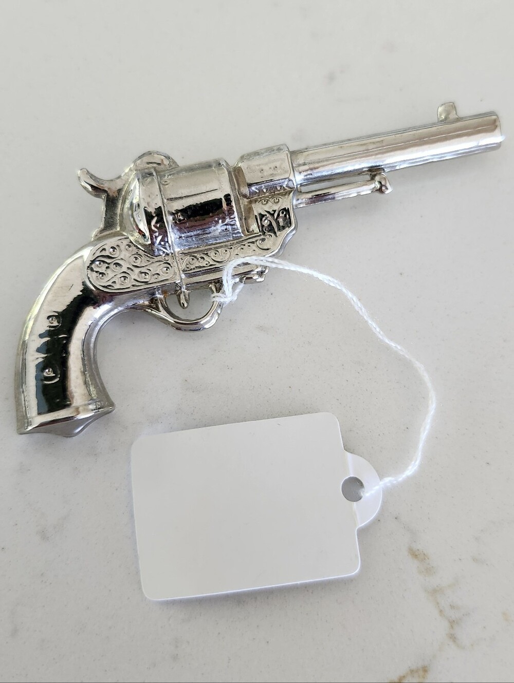 Colt Vintage Silver Single Action Army Revolver Pin/Brooch